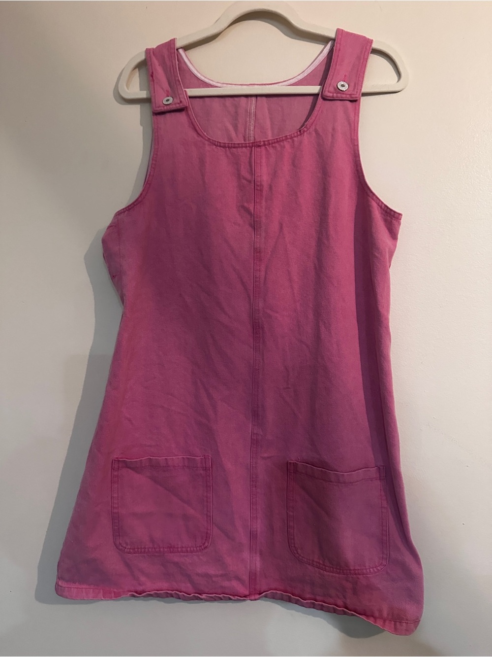 Amazon Pink Sleeveless Pinafore Dress